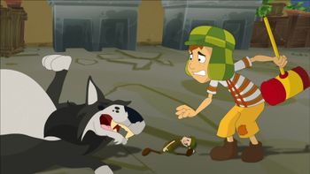 El Chavo y el lobo