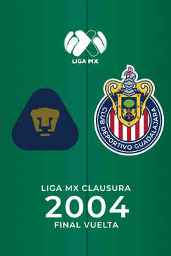 Final Vuelta Clausura 2004: UNAM vs. Guadalajara