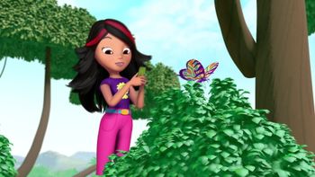 Atada a una mariposa