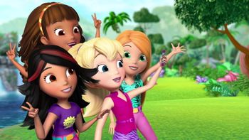 Día de juegos con los delfines rosados