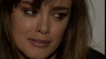 El beso de Irene y Mario