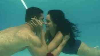 Sorpresa bajo el  agua