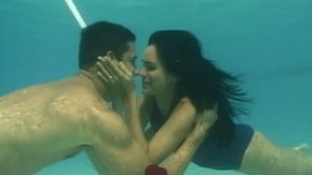 Sorpresa bajo el  agua