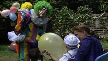 Disfrazado de payaso