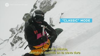 Cómo usar piolets