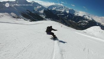 Cómo dominar un giro Toe-side