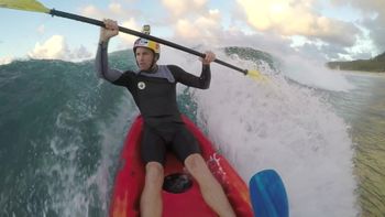 Kayak en el mar