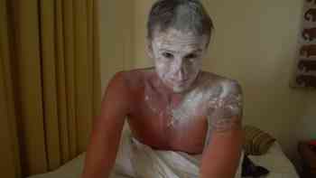 Esquiando en la arena