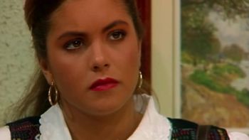 Alejandra pasó la noche conmigo