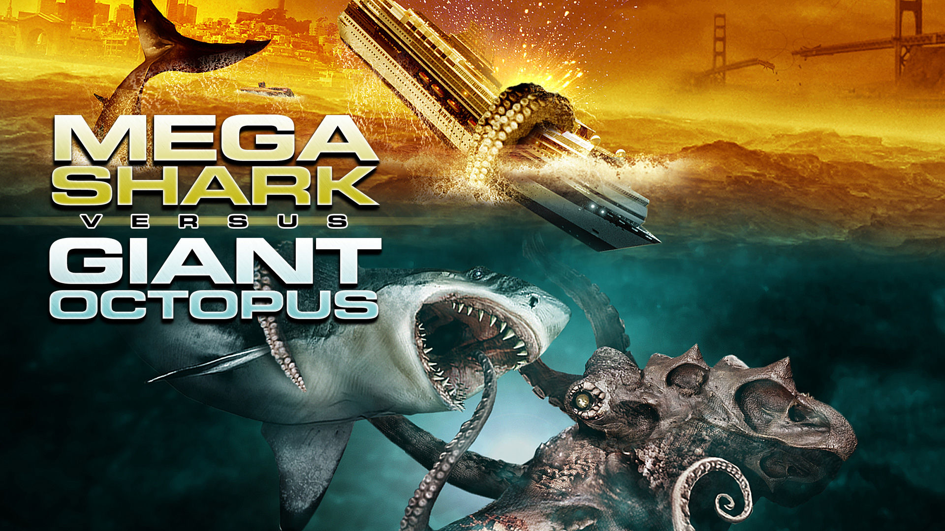 Ver Mega Shark vs Giant Octopus por ViX