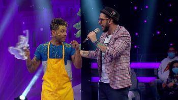 Kalimba pasea perros en el parque inclinado