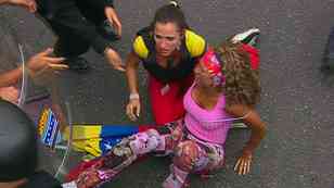 Herida en disturbio