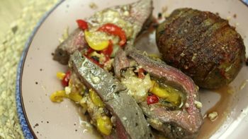 Colita de cuadril rellena