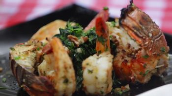 Langostinos jumbo al ajillo