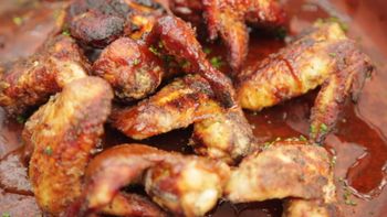 Alitas de pollo al mango