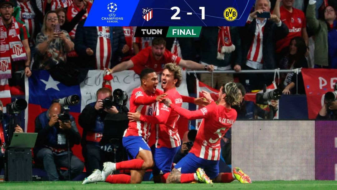 Atlético de Madrid vs. Borussia Dortmund - 10 de abril | ViX