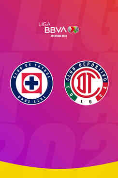 Cruz Azul vs Toluca
