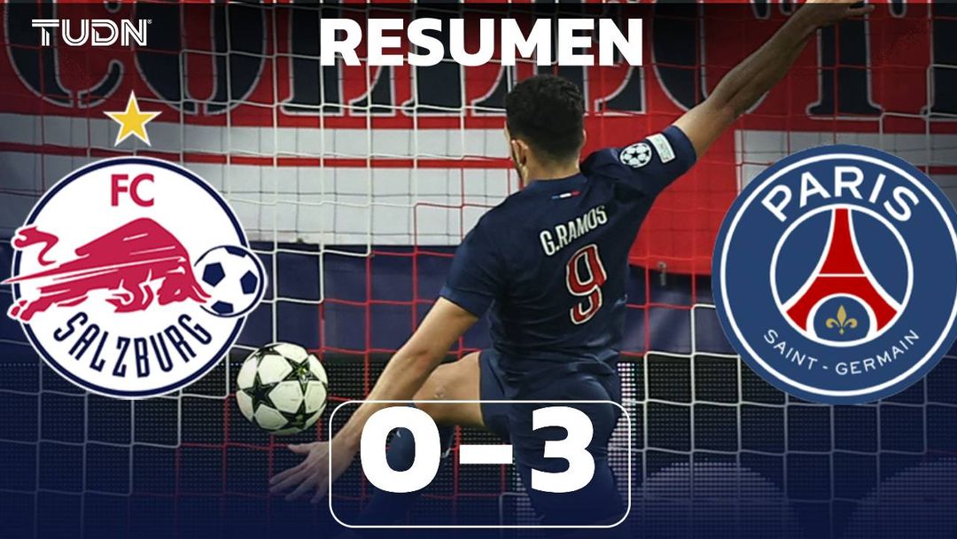 RB Salzburg vs. PSG - 10 de diciembre | ViX