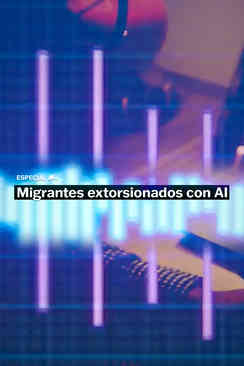 Migrantes extorsionados con AI