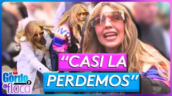 Reportera de El Gordo y La Flaca terminó en el suelo por culpa de Thalía