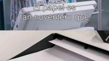 Usar papel es tan noventero