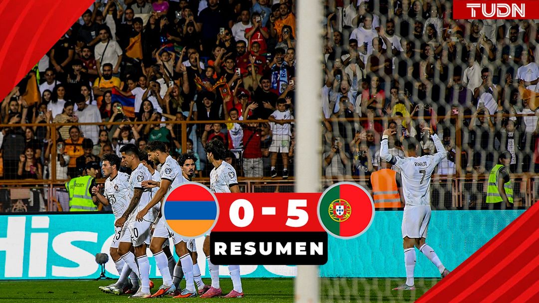 Armenia vs. Portugal - 6 de septiembre | ViX