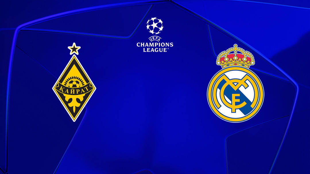 Kairat Almaty vs Real Madrid | ViX