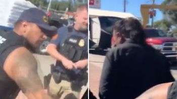 Violento arresto de un hispano: agentes de ICE rompen la ventana de un auto con un bebé adentro