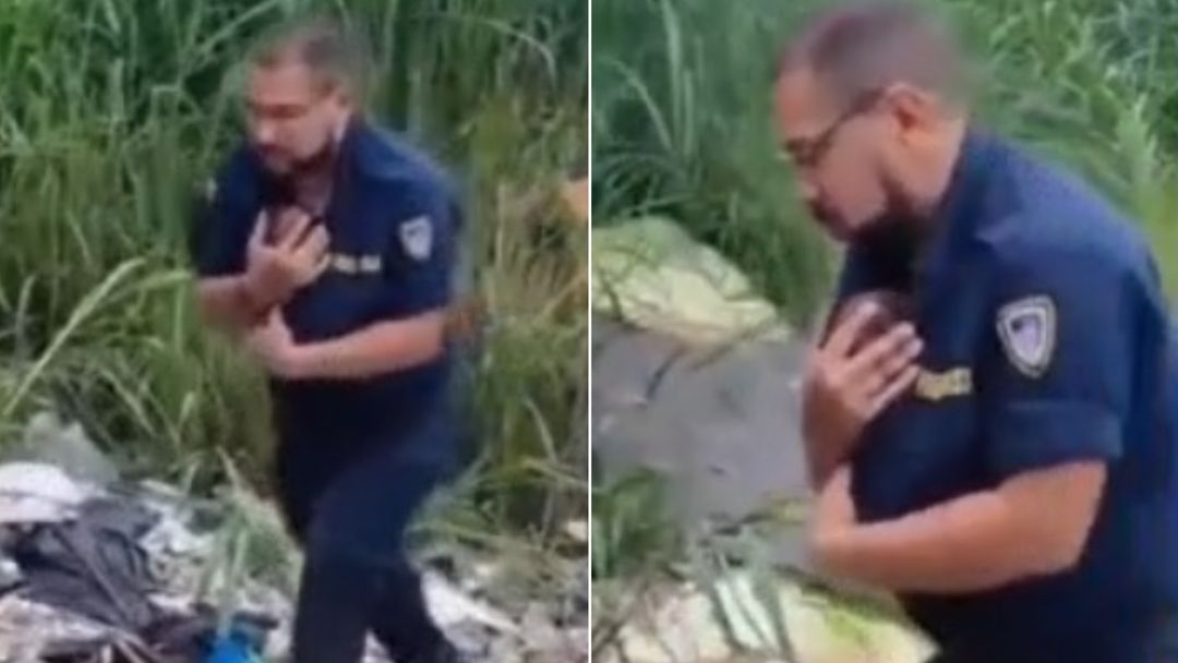 Rescatan a un bebé recién nacido abandonado en un basurero: estaba entre escombros y agua turbia | ViX