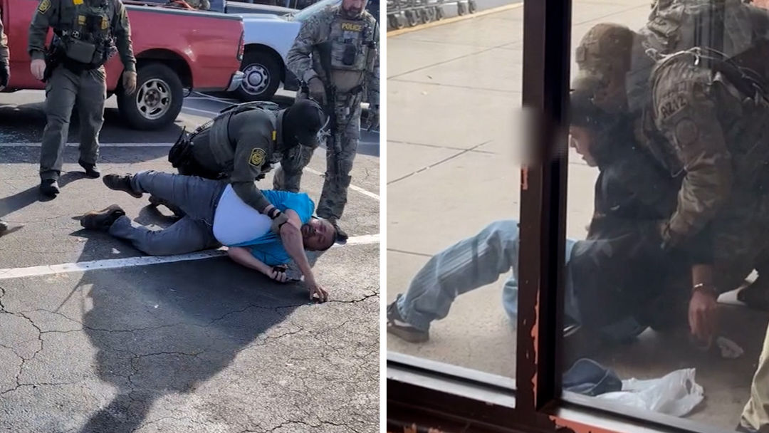 Imágenes del operativo migratorio masivo en Charlotte que sembró pánico y dejó unos 130 detenidos | ViX