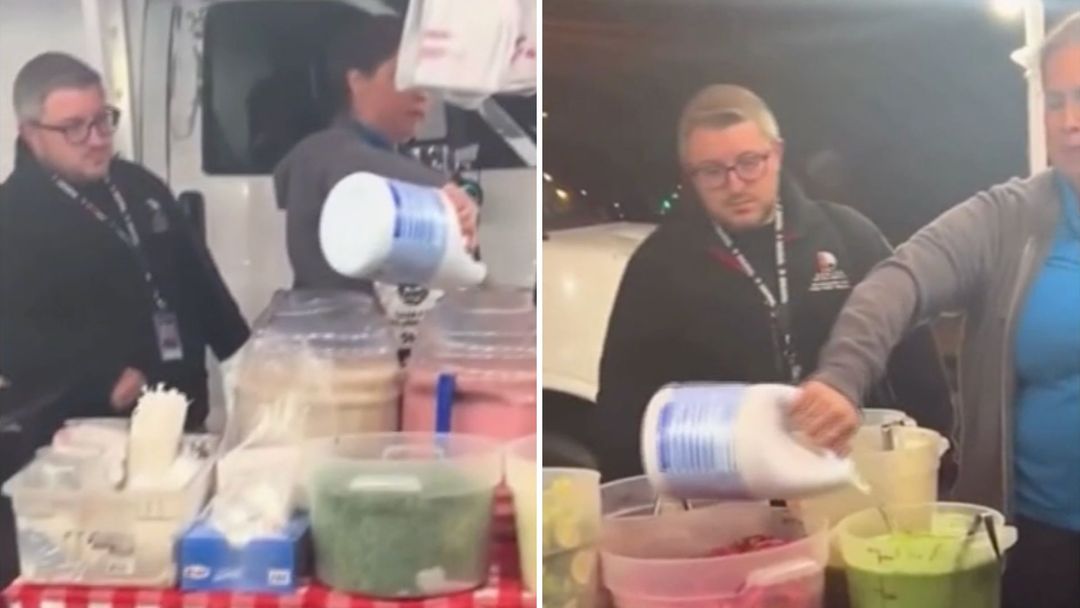 Polémica en Colorado: inspectora es grabada vertiendo lejía sobre alimentos de un puesto ambulante | ViX
