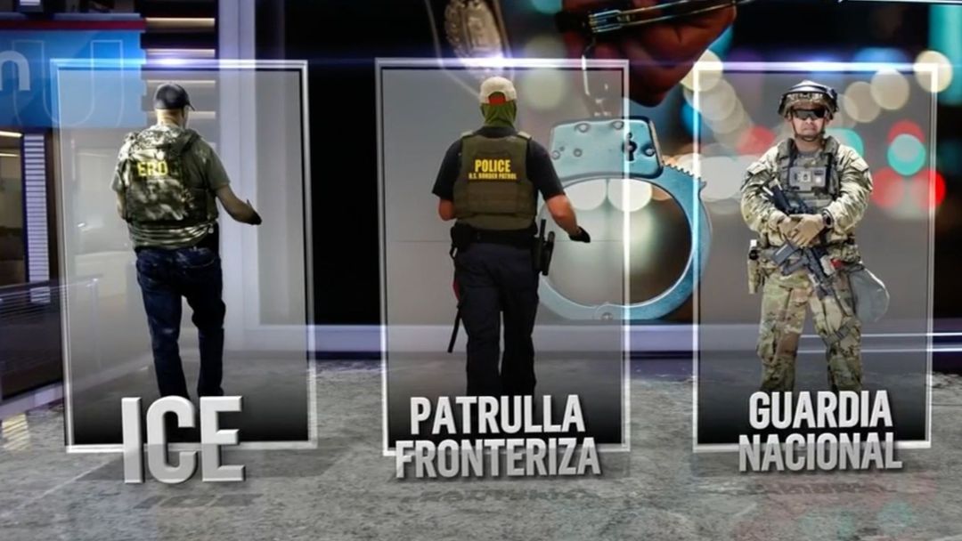 Realidad aumentada: así puedes identificar a un agente del FBI, ICE, la Patrulla Fronteriza y la DEA | ViX