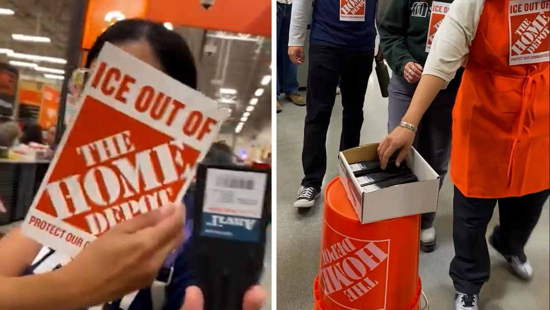 Comprar y devolver raspadores: la singular protesta para que Home Depot “saque a ICE” de sus tiendas | ViX