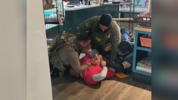 Jardinero hispano es sometido y detenido por agentes federales: gritaba que estaba "recién operado"