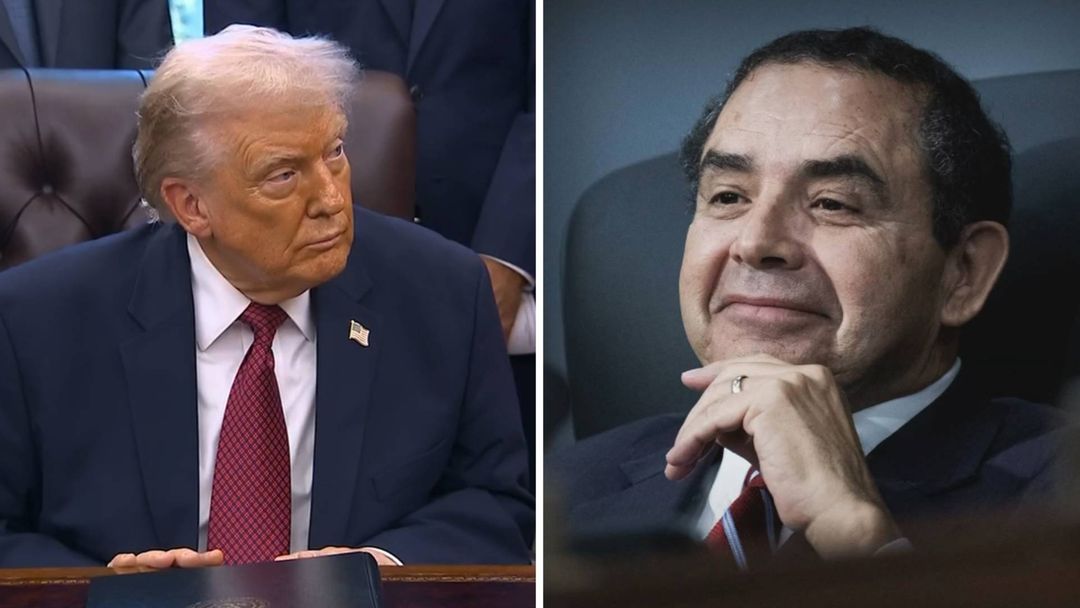 Trump critica a Henry Cuellar por no cambiar de partido tras el indulto: "¡Qué falta de lealtad!" | ViX
