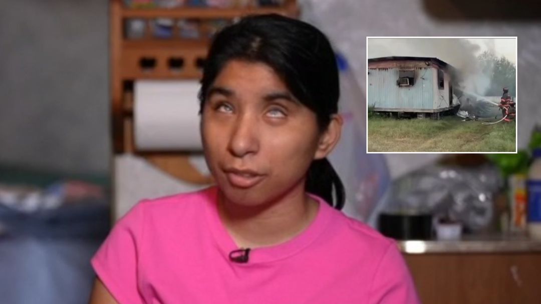 Joven ciega salva a sus hermanos de un incendio que destruyó su casa: sueña con un nuevo hogar | ViX