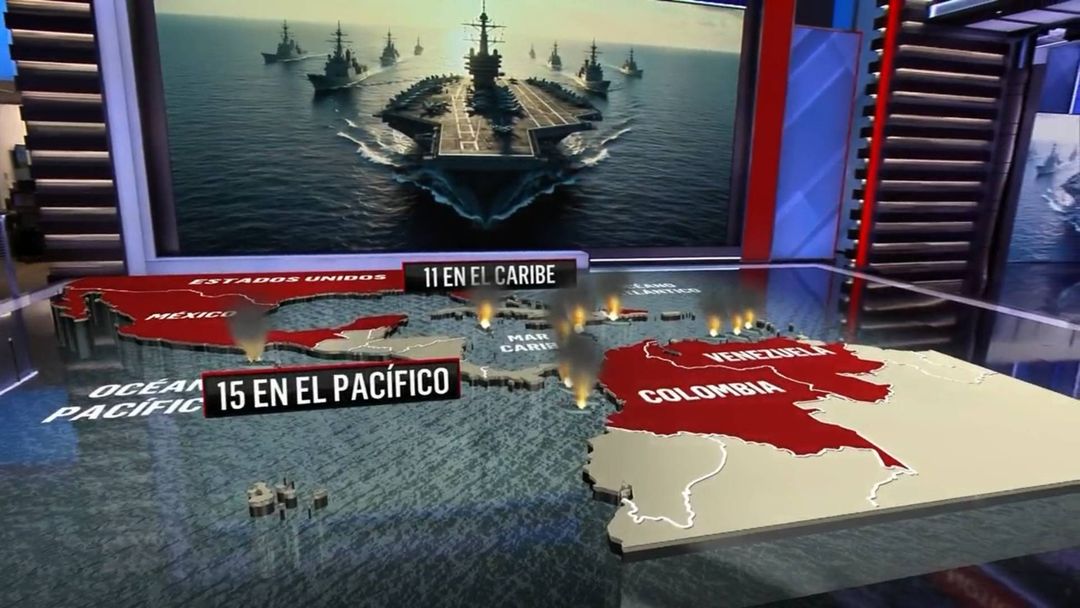 En realidad aumentada: los 25 ataques de EEUU contra embarcaciones en el Pacífico y el Caribe | ViX