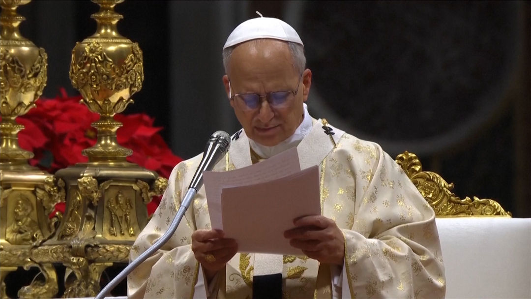 “Cómo no pensar en Gaza”: el papa León manda un mensaje de paz en Navidad | ViX