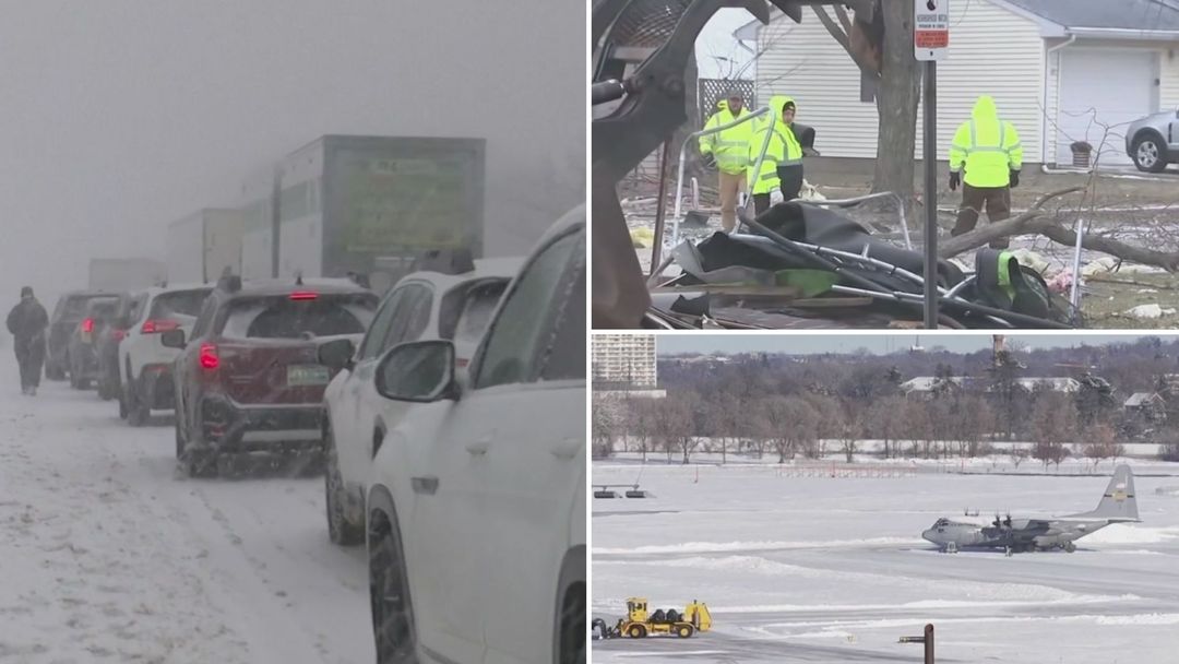 Imágenes del azote de una fuerte tormenta invernal que ha afectado gran parte de Estados Unidos | ViX