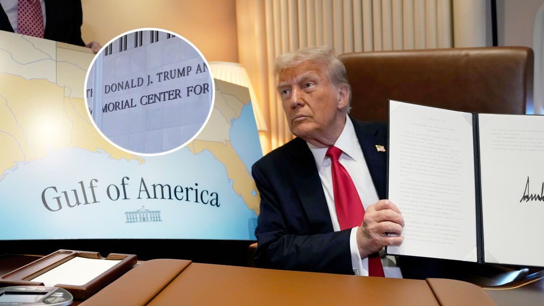 9 cambios de nombres e imágenes oficiales impulsados por Trump en menos de un año | ViX