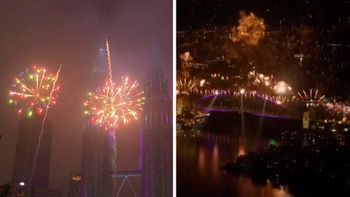Fuegos artificiales y shows de luces: así reciben el 2026 en otras partes del mundo