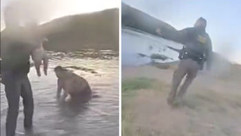 Tras persecución, mujer se lanza al Río Grande con un bebé en brazos para evadir agentes