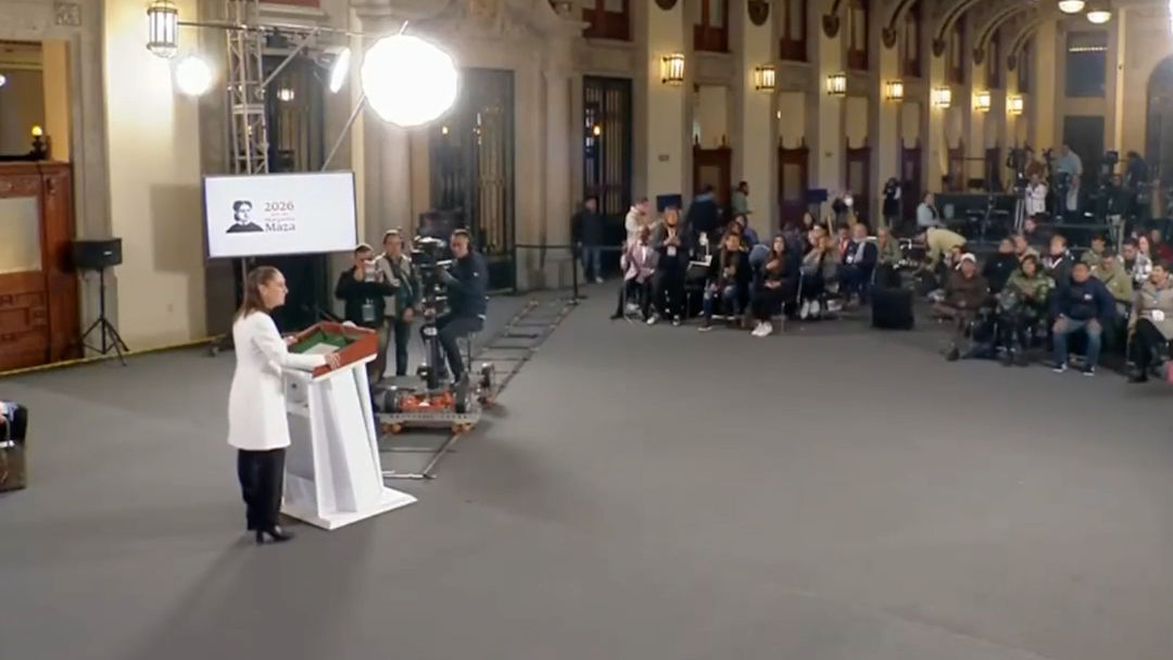 Sismo en México sorprende a la presidenta Sheinbaum durante su conferencia mañanera: así reaccionó | ViX