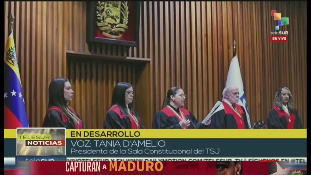 El Tribunal Supremo del régimen de Venezuela nombra a Delcy Rodríguez como "presidenta encargada" | ViX