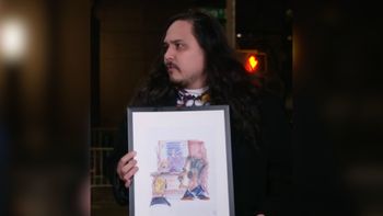 “El sueño de los venezolanos”: este artista venezolano retrató a Maduro en su comparecencia en corte