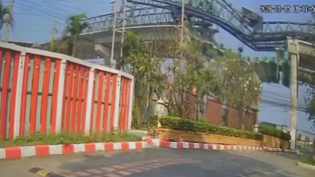 A un día de tragedia en tren de Tailandia se registra segundo colapso en obra carretera | ViX