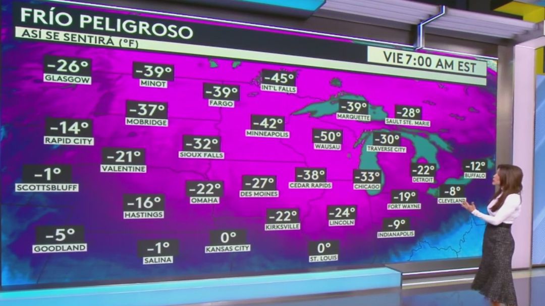 Clima de hoy 22 enero de 2026 en EEUU: frío extremo y tormenta invernal en todo el país, piel puede congelarse | ViX