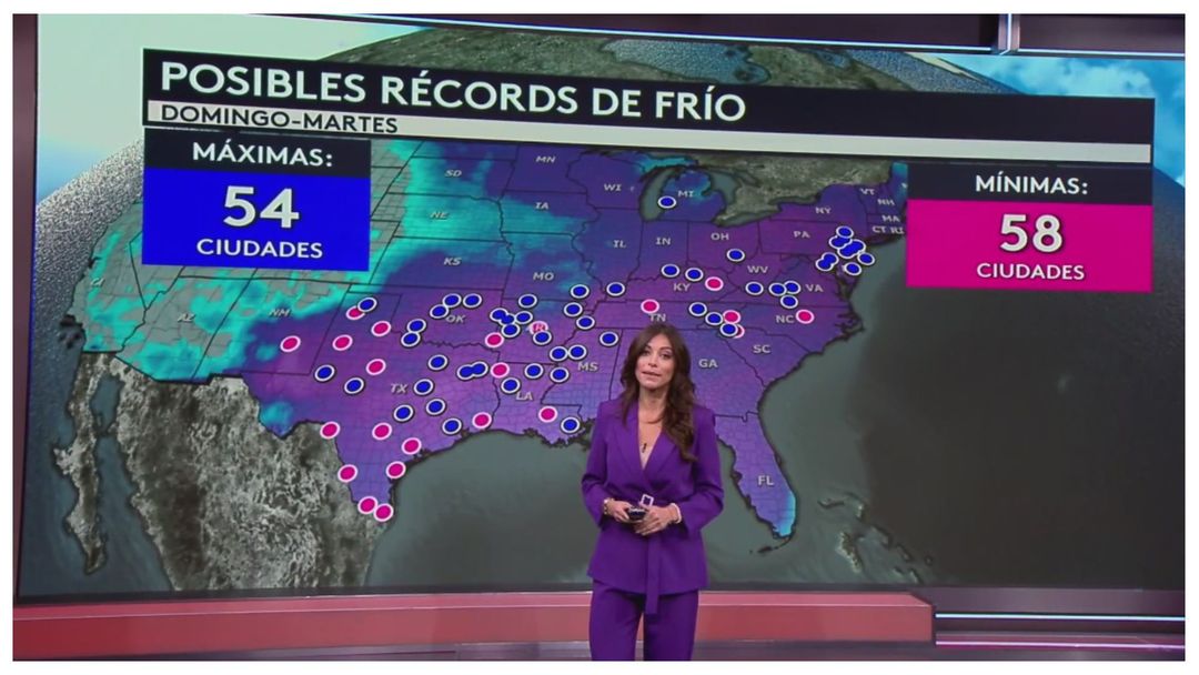 Mapa en tiempo real: Así avanza la tormenta invernal en EEUU | ViX
