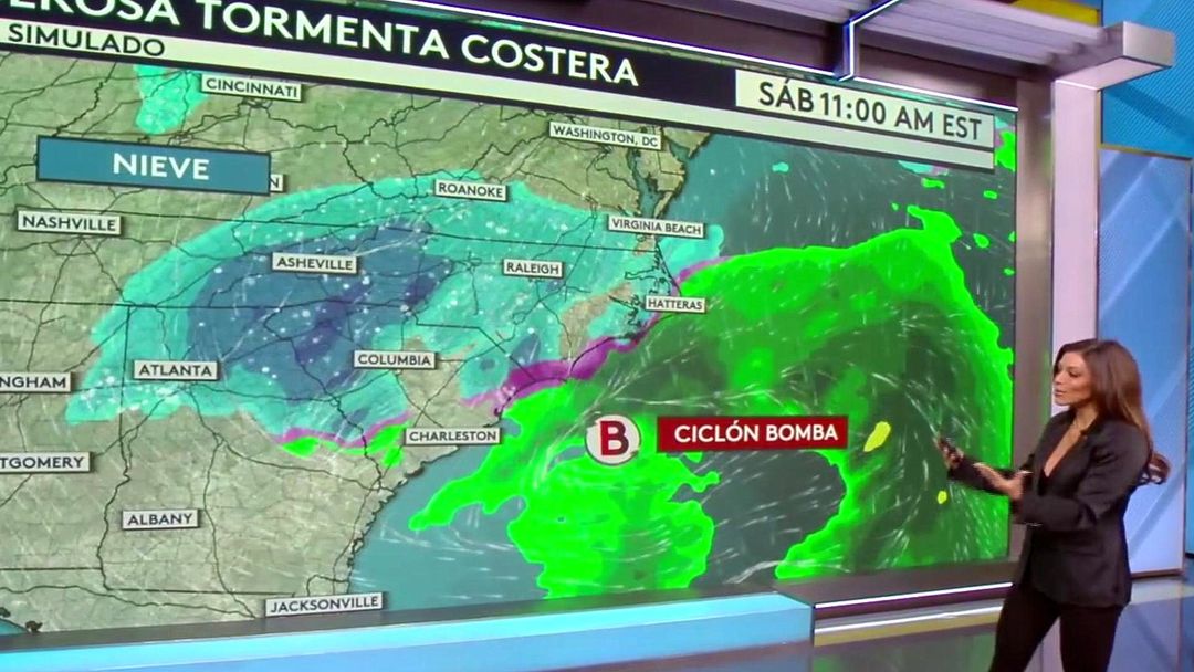 Bomba invernal: Se esperan hasta dos pies de nieve y vientos de huracán durante el fin de semana | ViX