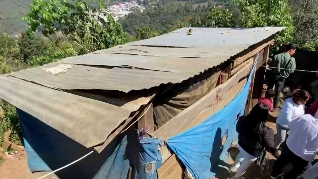 Abandonan a siete hermanos a su suerte en una casa improvisada de cartón en localidad mexicana | ViX